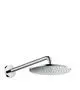 Hansgrohe-HG-Kopfbrause-Raindance-S-240-1jet-PowderRain-Brausearm-390mm-chrom-27607000 gallery number 1